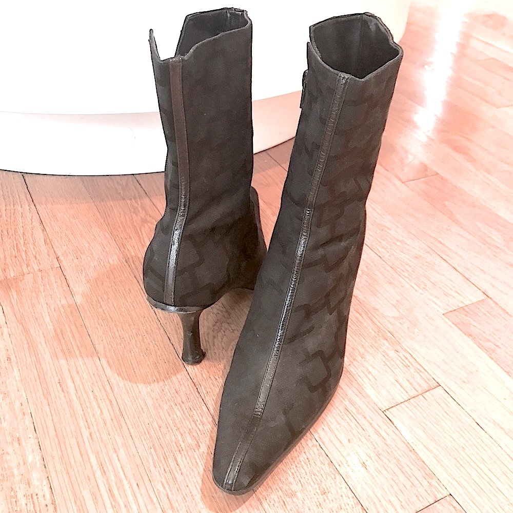 Nine West Black Mid Calf Boots